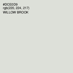 #DCE0D9 - Willow Brook Color Image
